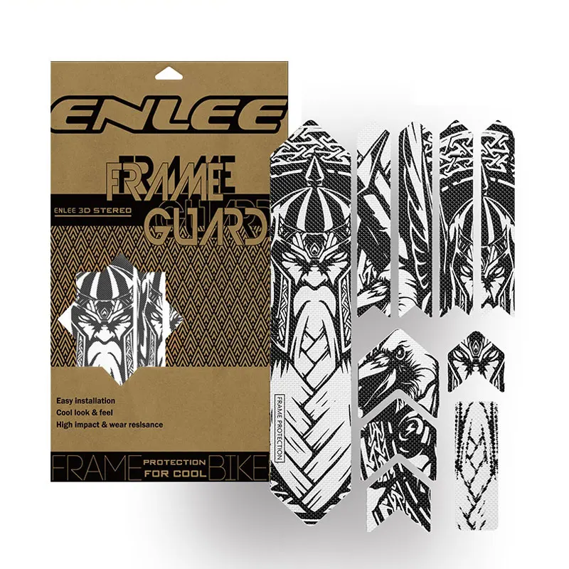 Mountain Biking Quotes - ENLEE 新しい取り外し可能なステッカー道路自転車ペースターガードカバー 3D MTB マウンテンバイク傷つきにくい保護フレームプロテクター