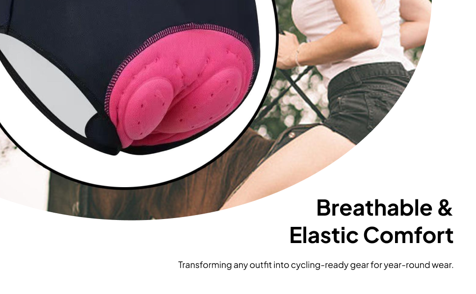 Mountain Biking Underwear - 女性用サイクリング下着 パッド入り速乾ライナー バイクショーツ アクティブウェア ブリーフ マウンテンバイクやロードサイクリング用