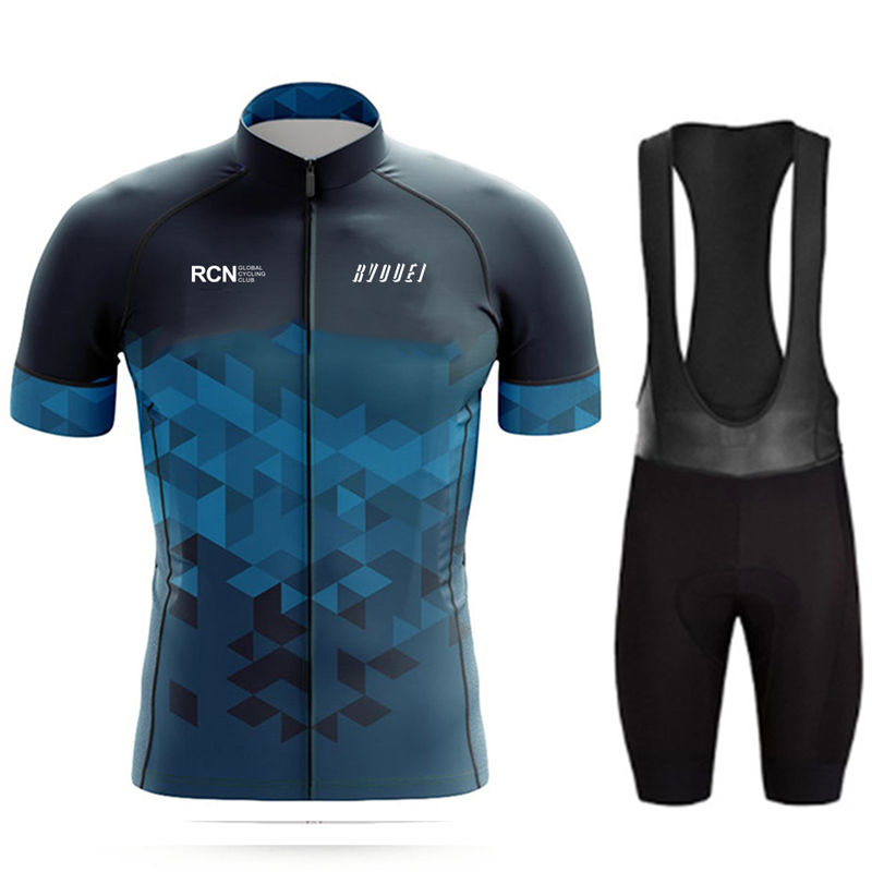 Mountain Biking Underwear - Rcn Rvouei サイクリングジャージセット夏用自転車スーツ速乾性ビブショーツ服 Mtb マイヨ Ropa