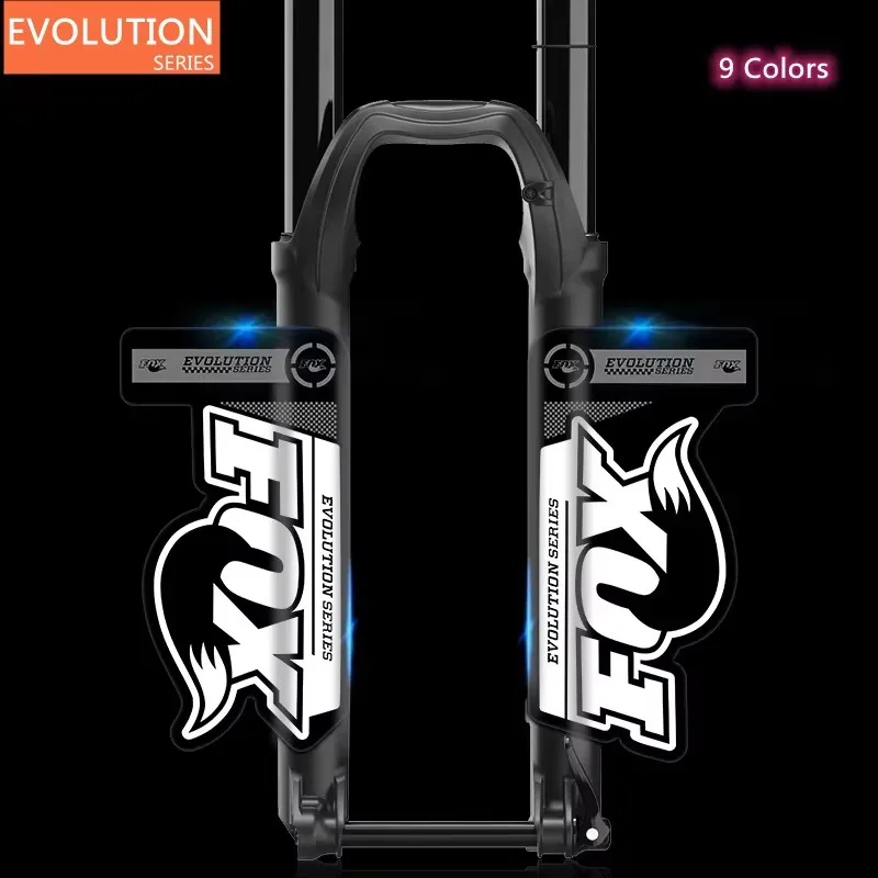 Mountain Biking Quotes - EVOLUTION マウンテンバイクフォークステッカー MTB スピードダウン最新フロントフォークデカール自転車防水ステッカー装飾