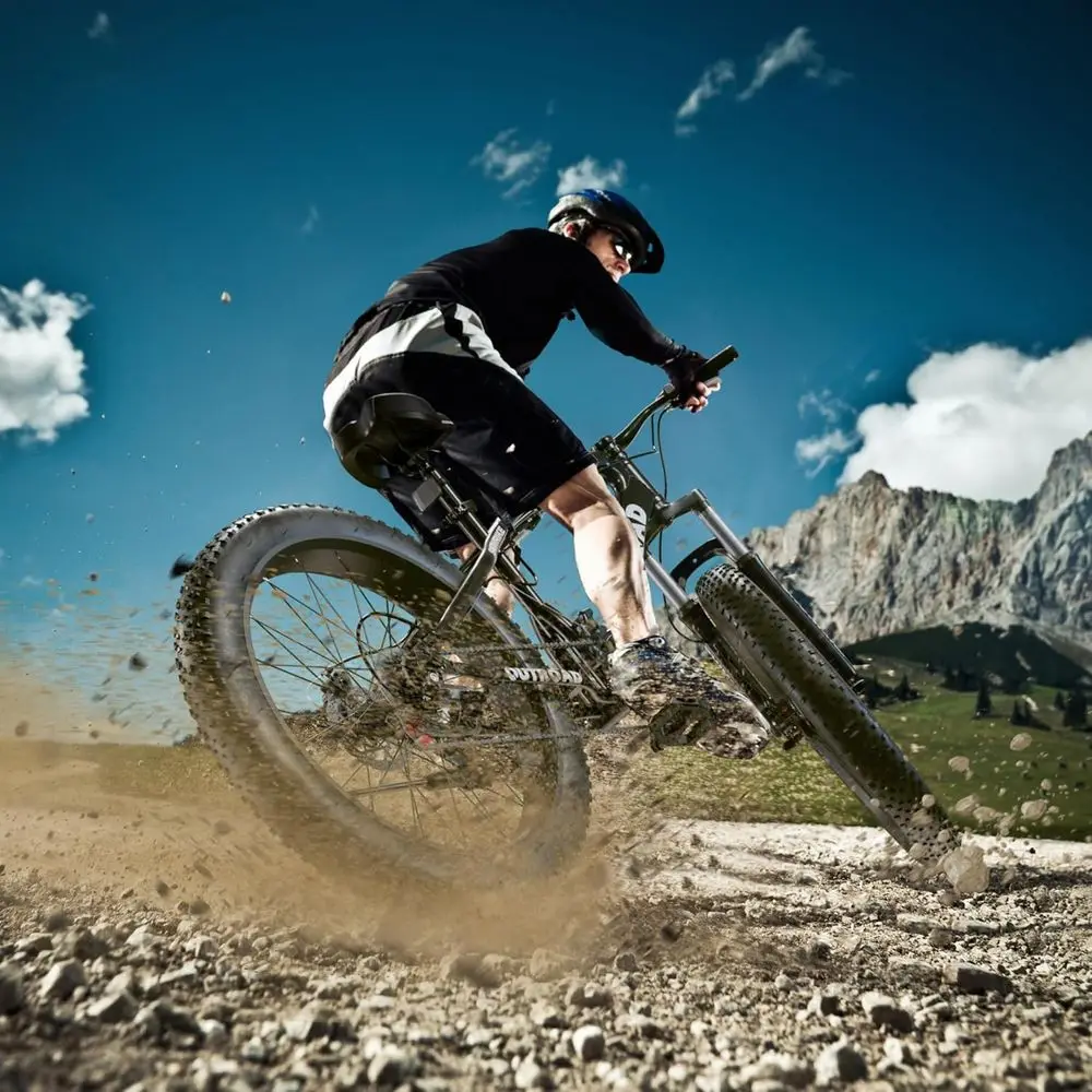 26インチ 4インチ ノビータイヤ 21速 大人用マウンテン - Mountain Biking Blue Mountains のレビューと価格