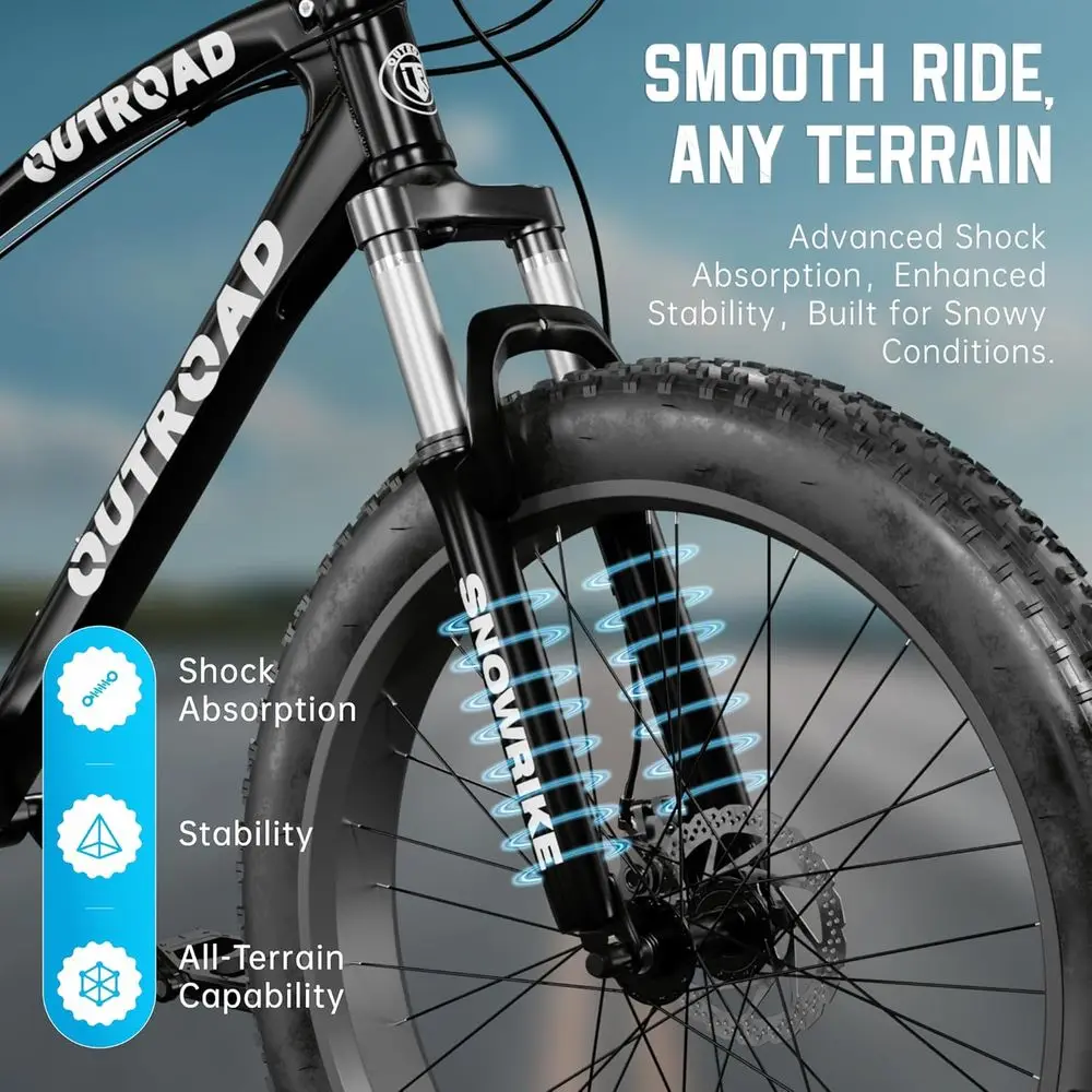 26インチ 4インチ ノビータイヤ 21速 大人用マウンテン - Mountain Biking Blue Mountains のレビューと価格