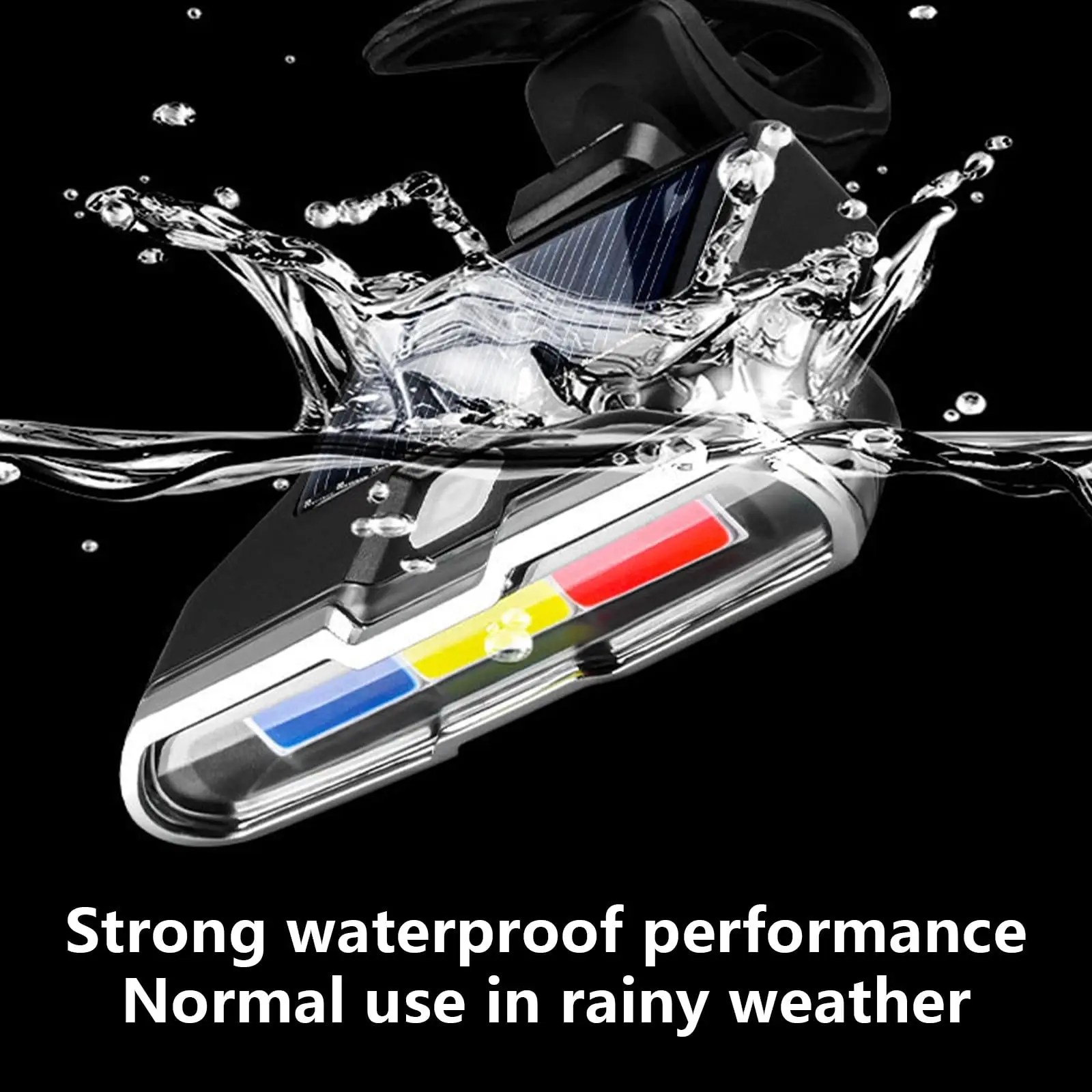 USBとソーラー電源で駆動する防水自転車テールライト、マウン - Mountain Biking Blue Mountains のレビューと価格