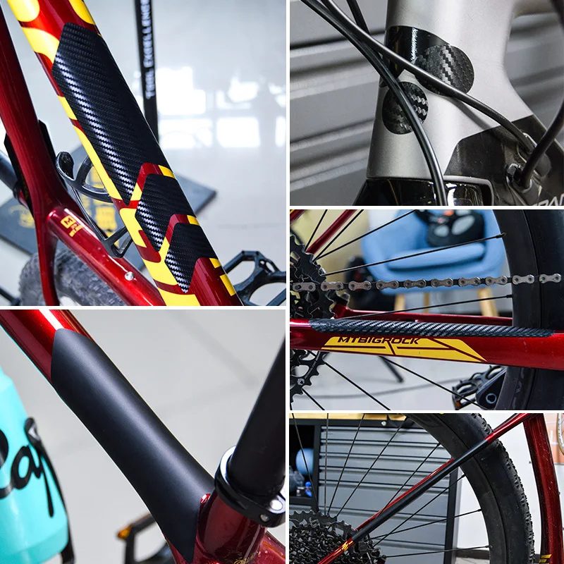 1-5 個自転車チェーン保護ステッカーマウンテンロードバイク - Mountain Biking Quotes のレビューと価格